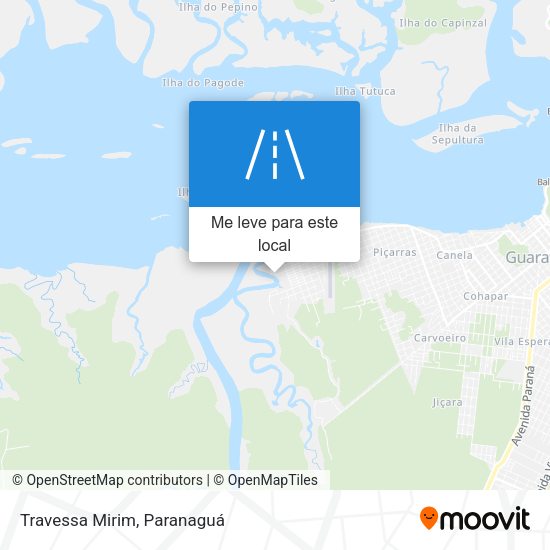 Travessa Mirim mapa