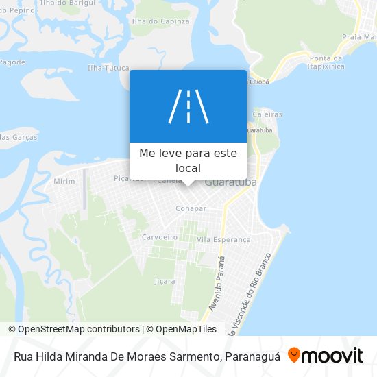 Rua Hilda Miranda De Moraes Sarmento mapa