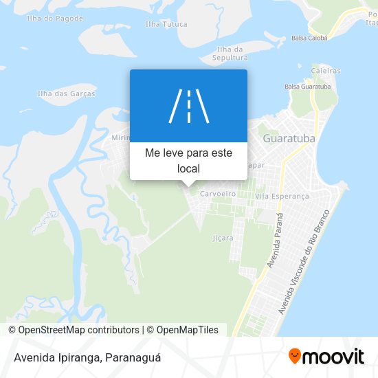 Avenida Ipiranga mapa