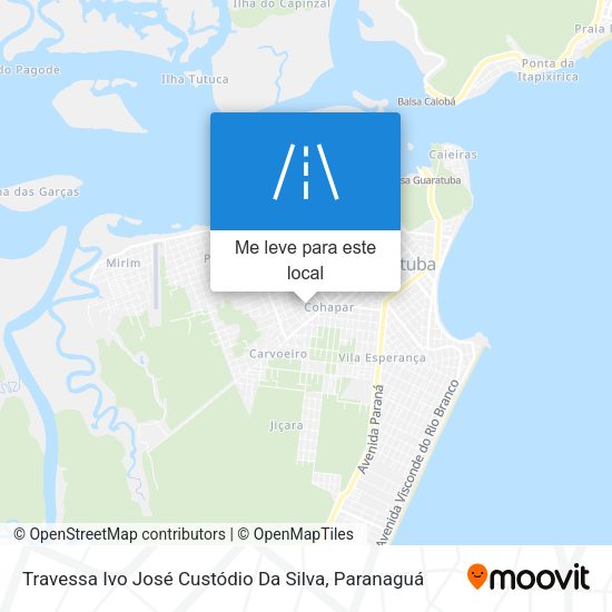 Travessa Ivo José Custódio Da Silva mapa