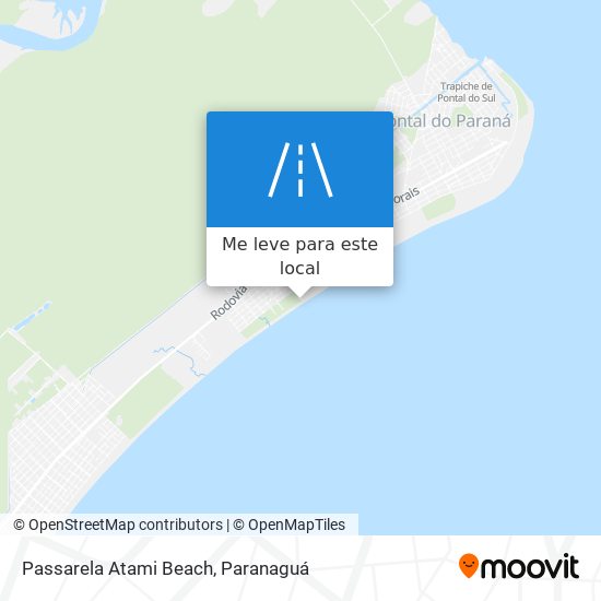 Passarela Atami Beach mapa