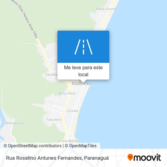 Rua Rosalino Antunes Fernandes mapa