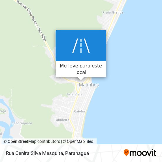 Rua Cenira Silva Mesquita mapa