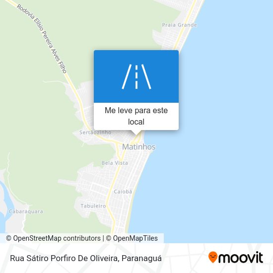 Rua Sátiro Porfiro De Oliveira mapa