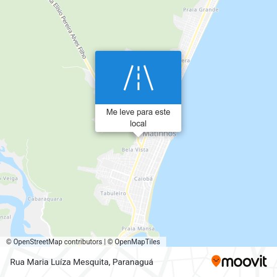 Rua Maria Luíza Mesquita mapa