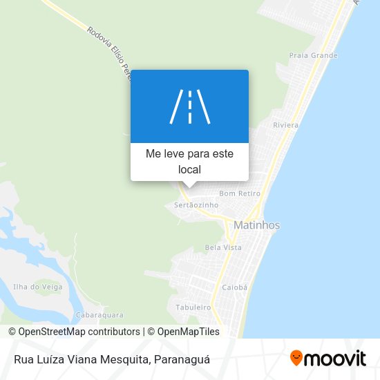 Rua Luíza Viana Mesquita mapa