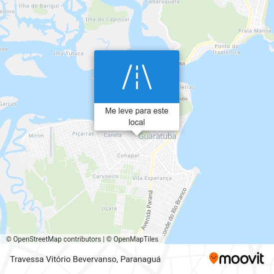 Travessa Vitório Bevervanso mapa