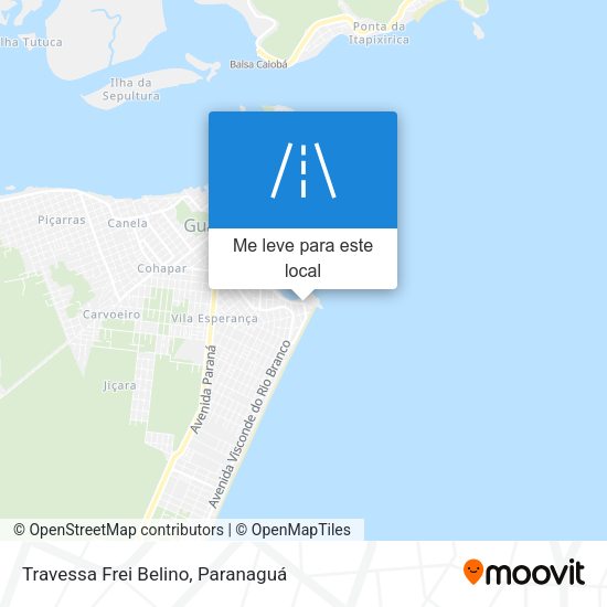 Travessa Frei Belino mapa