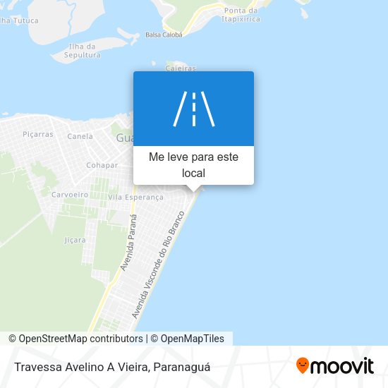 Travessa Avelino A Vieira mapa