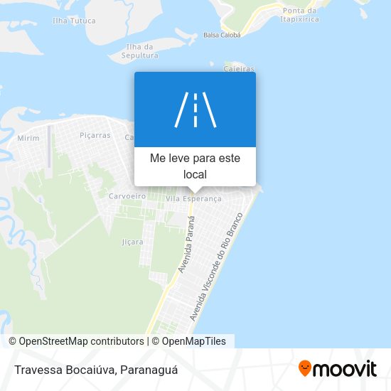 Travessa Bocaiúva mapa