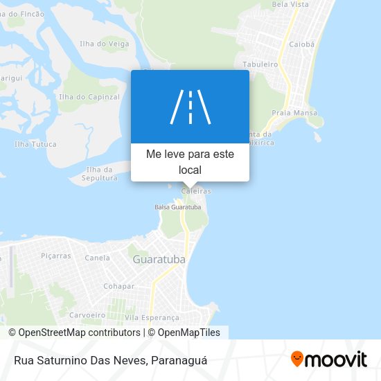 Rua Saturnino Das Neves mapa