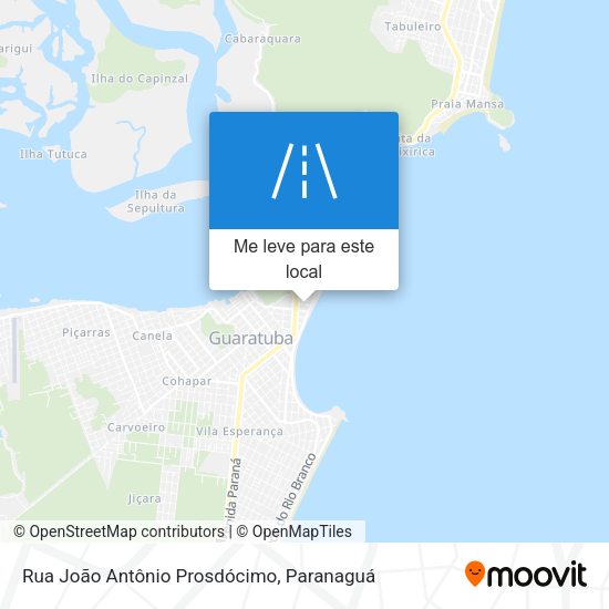 Rua João Antônio Prosdócimo mapa