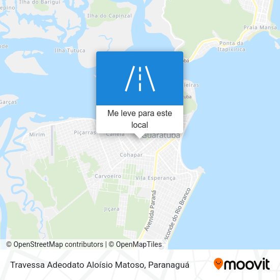 Travessa Adeodato Aloísio Matoso mapa
