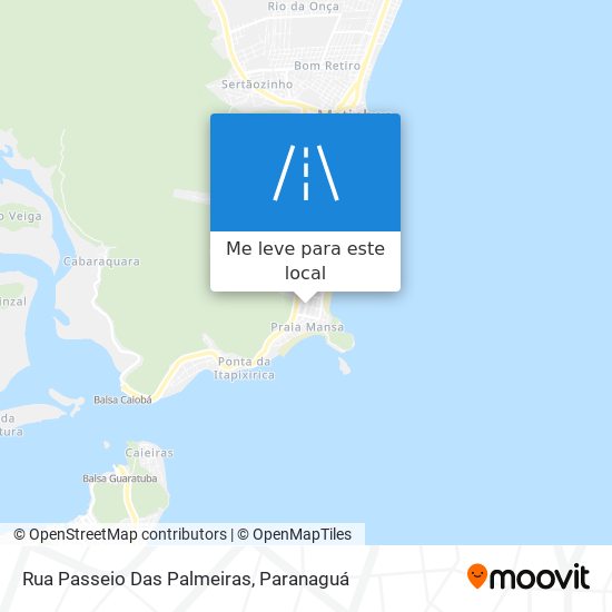 Rua Passeio Das Palmeiras mapa