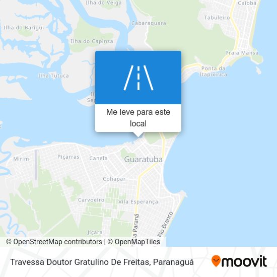 Travessa Doutor Gratulino De Freitas mapa