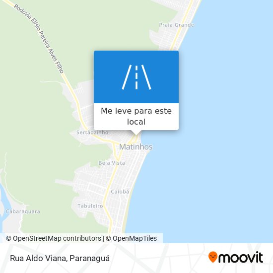 Rua Aldo Viana mapa