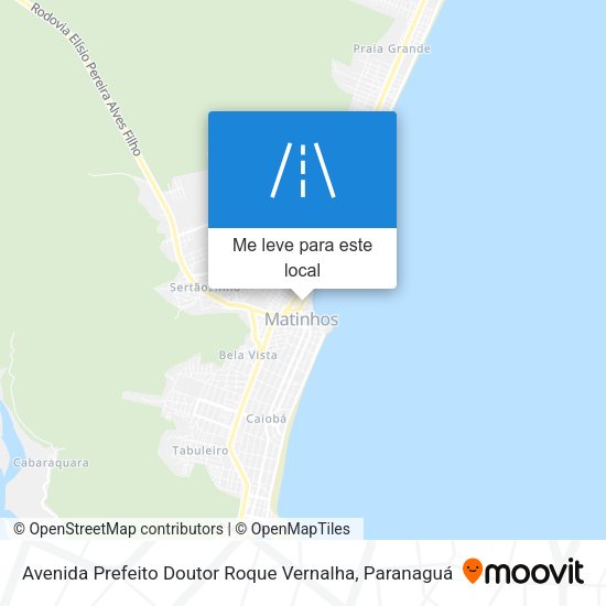 Avenida Prefeito Doutor Roque Vernalha mapa