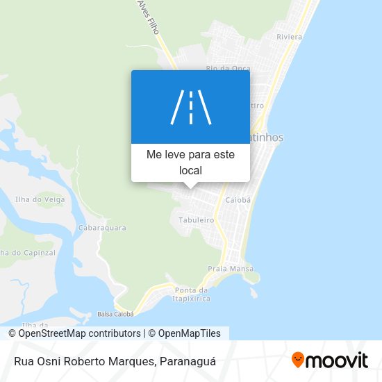 Rua Osni Roberto Marques mapa