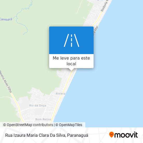 Rua Izaura Maria Clara Da Silva mapa