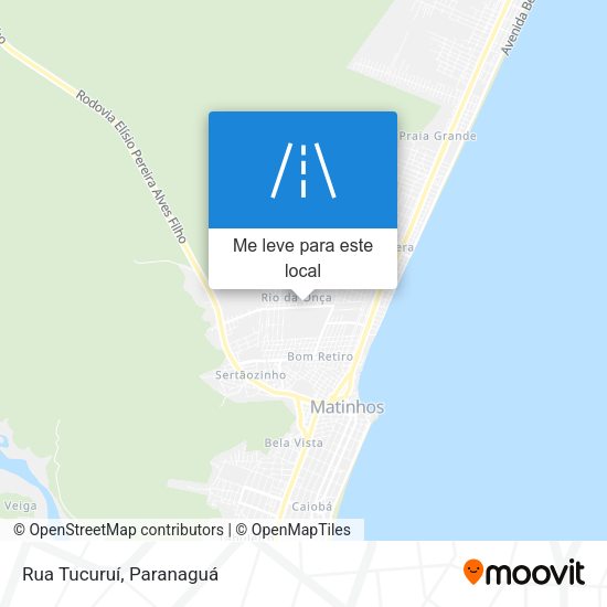 Rua Tucuruí mapa