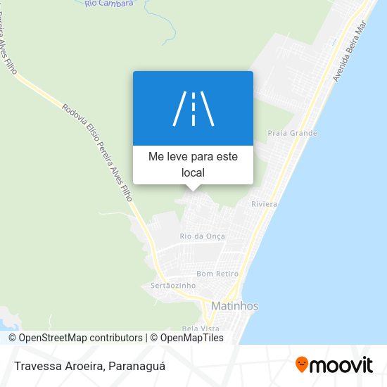 Travessa Aroeira mapa