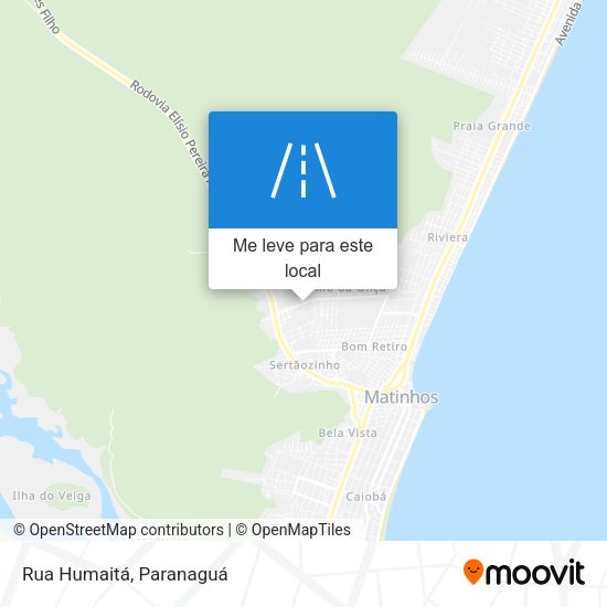 Rua Humaitá mapa