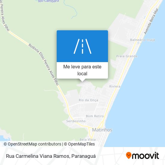 Rua Carmelina Viana Ramos mapa