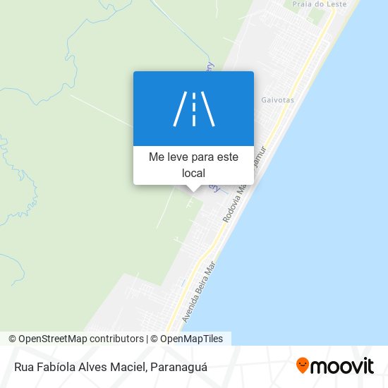 Rua Fabíola Alves Maciel mapa