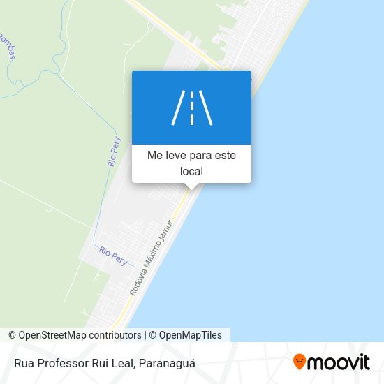 Rua Professor Rui Leal mapa