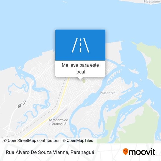 Rua Álvaro De Souza Vianna mapa
