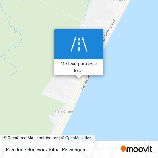 Rua José Bocewicz Filho mapa