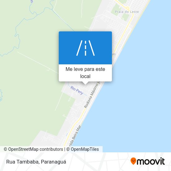 Rua Tambaba mapa