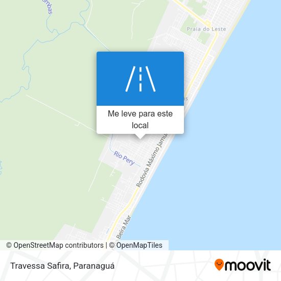Travessa Safira mapa