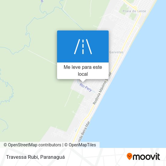 Travessa Rubi mapa