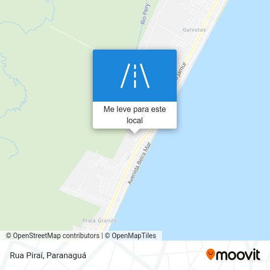 Rua Piraí mapa