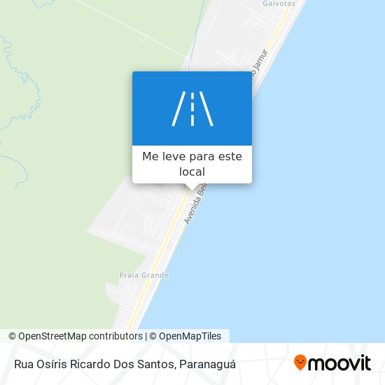 Rua Osíris Ricardo Dos Santos mapa