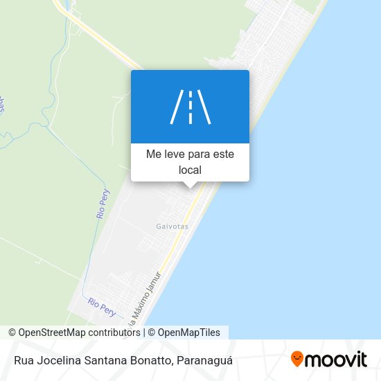 Rua Jocelina Santana Bonatto mapa