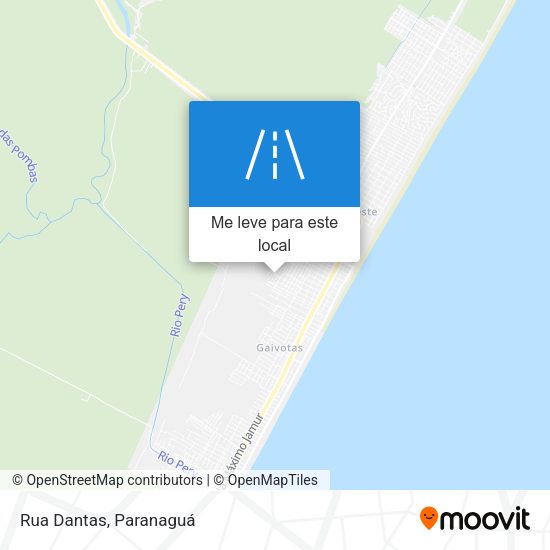 Rua Dantas mapa