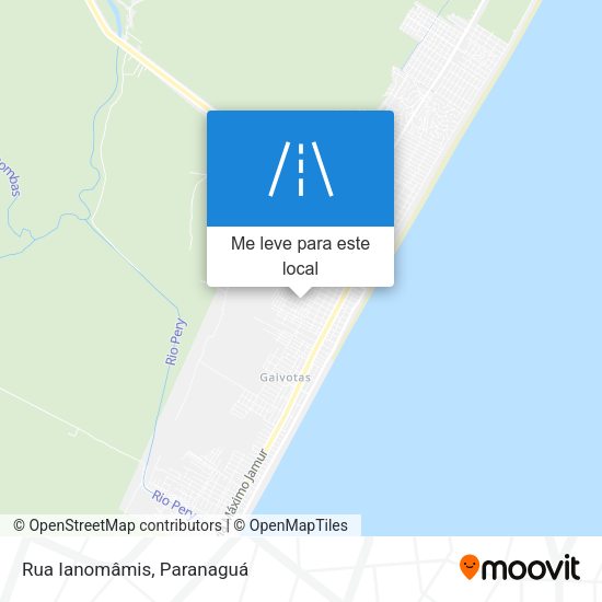 Rua Ianomâmis mapa