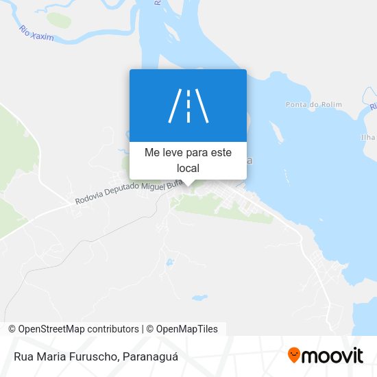 Rua Maria Furuscho mapa