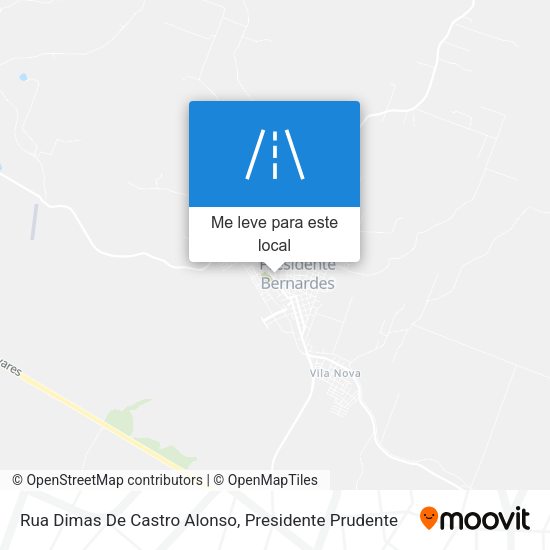 Rua Dimas De Castro Alonso mapa