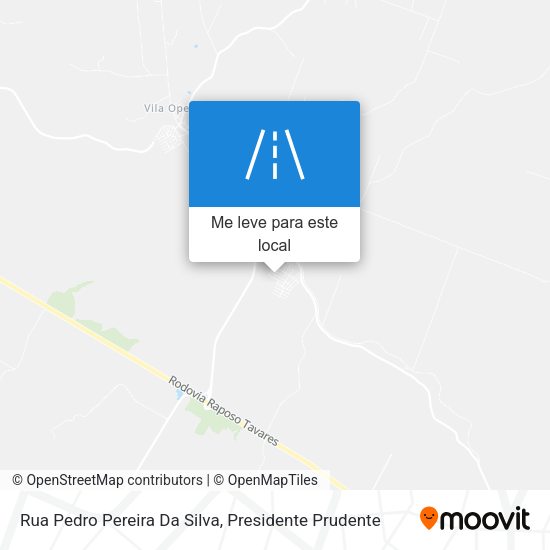 Rua Pedro Pereira Da Silva mapa