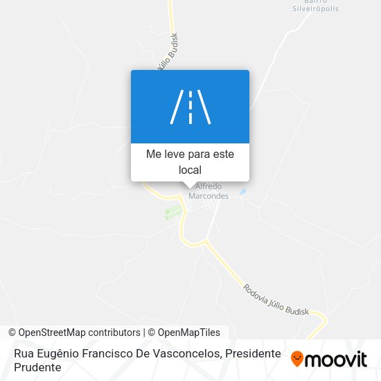 Rua Eugênio Francisco De Vasconcelos mapa