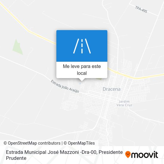 Estrada Municipal José Mazzoni -Dra-00 mapa