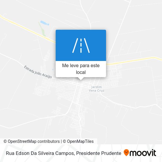 Rua Edson Da Silveira Campos mapa
