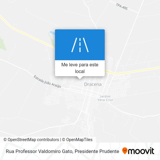 Rua Professor Valdomiro Gato mapa