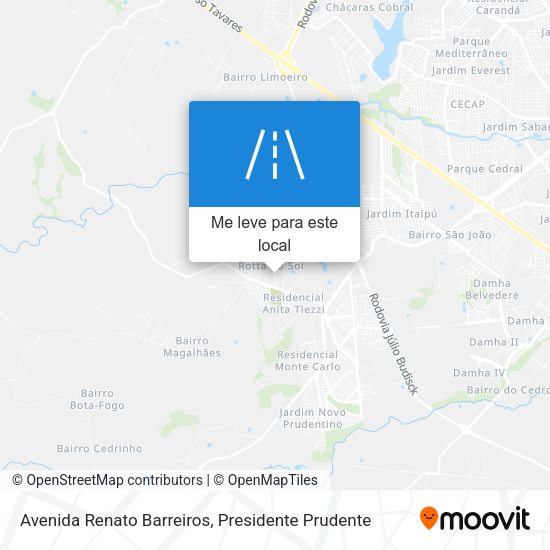 Avenida Renato Barreiros mapa
