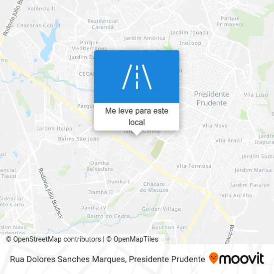 Rua Dolores Sanches Marques mapa