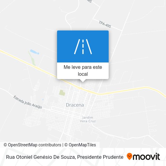 Rua Otoniel Genésio De Souza mapa
