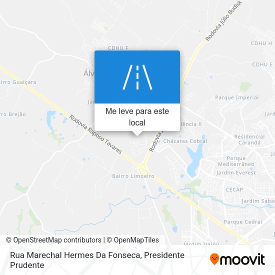 Rua Marechal Hermes Da Fonseca mapa